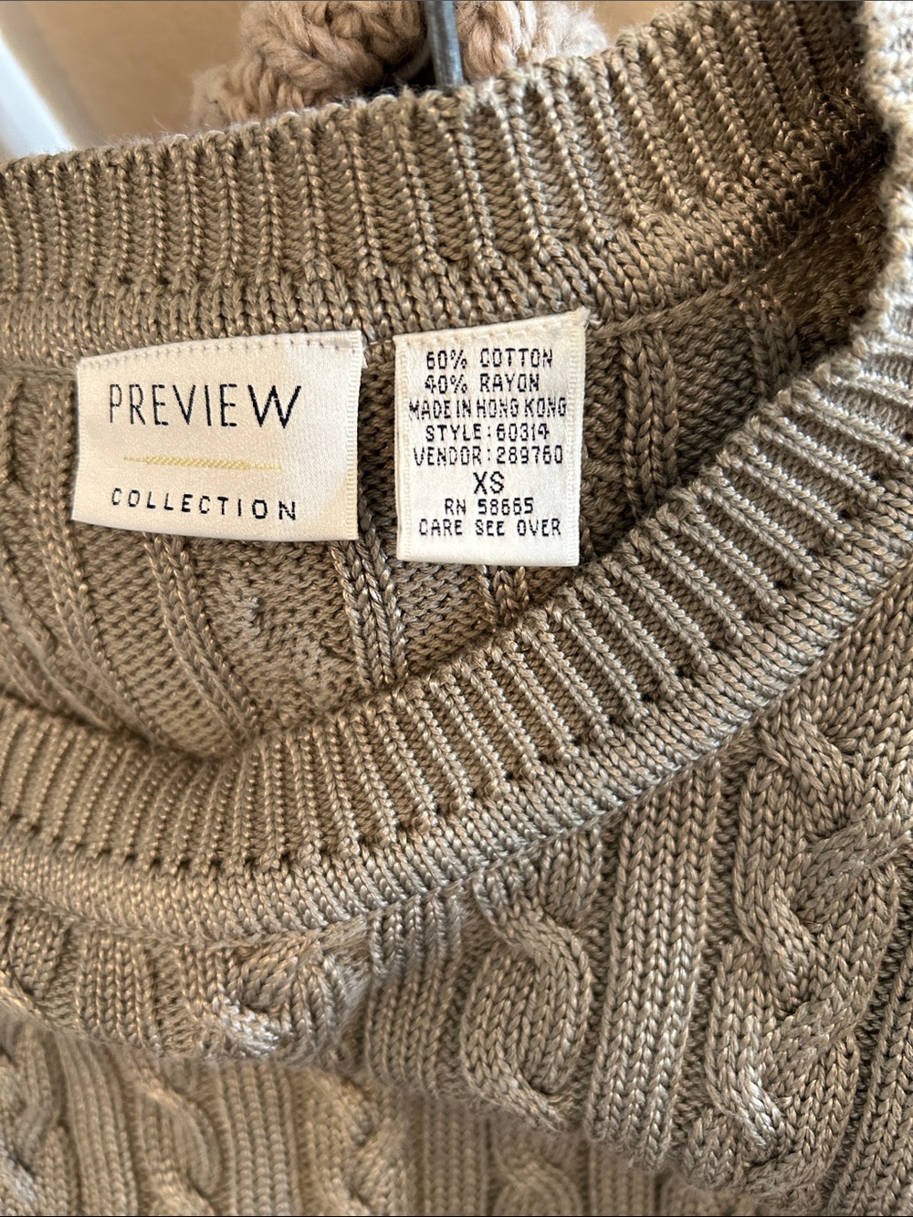 Preview Cable Sweater - Picture 6 of 6